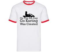 On The 8th Day Go Karting Era Creato - Uomo Suoneria - da Corsa Go Kart Ventola