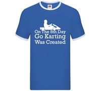 On The 8th Day Go Karting Era Creato - Uomo Suoneria - da Corsa Go Kart Ventola