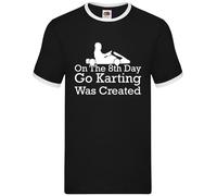 On The 8th Day Go Karting Era Creato - Uomo Suoneria - da Corsa Go Kart Ventola