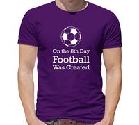 On The 8th Giorno Calcio Era Creato - T-Shirt - Footie Player Ventola Amore
