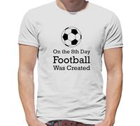 On The 8th Giorno Calcio Era Creato - T-Shirt - Footie Player Ventola Amore