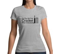 On The 8th Giorno Cricket Era Creato - Donna T-Shirt - Player Sport Ventola Love