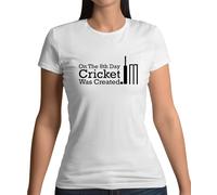 On The 8th Giorno Cricket Era Creato - Donna T-Shirt - Player Sport Ventola Love