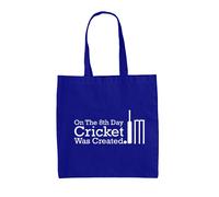 On The 8th Giorno Cricket Era Creato - Tela Borsa - Giocatore Sport Ventaglio