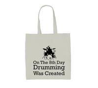 On The 8th Giorno Drumming - Borsa Tote IN Tela - Batterista Musicista Band
