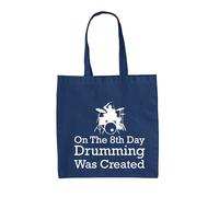On The 8th Giorno Drumming - Borsa Tote IN Tela - Batterista Musicista Band