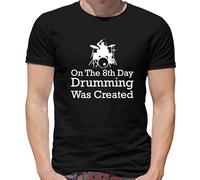 On The 8th Giorno Drumming T-Shirt - Batterista - Musicista - Fascia - Musica -