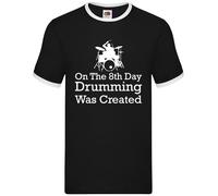 On The 8th Giorno Drumming - Uomo Suoneria - Batterista Musicista Band Music