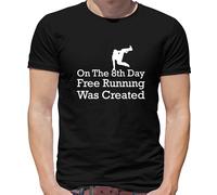 On The 8th Giorno Free Running Era Creato - T-Shirt - Parkour Run Corridore