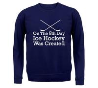 On The 8th Giorno Hockey su Ghiaccio Creato - Adulti Felpa/Maglione - Skate