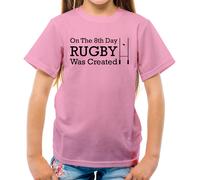 On The 8th Giorno Rugby Era Creato - T-Shirt - Sei Union League England