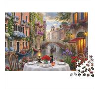 On The Banks of The Venice River Puzzle Giochi 1000 Pezzi Per Gioco Familiare Arte Interesting Puzzle Adulti Idea Regalo Per 52x38cm/1000pcs