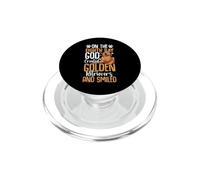 On The Eighth Day God Created Golden Retrievers And Smiled PopSockets PopGrip per MagSafe