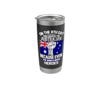 On The Eighth Day God Created The Australian Pride Heroes Bicchiere termico in acciaio inox doppia parete