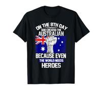 On The Eighth Day God Created The Australian Pride Heroes Maglietta