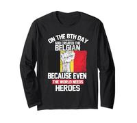 On The Eighth Day God Created The Belgian Pride Heroes Maglia a Manica
