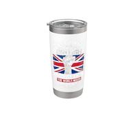 On The Eighth Day God Created The British Pride Heroes Bicchiere termico in acciaio inox doppia parete