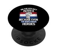 On The Eighth Day God Created The Dutch Heroes Holland PopSockets PopGrip Adesivo