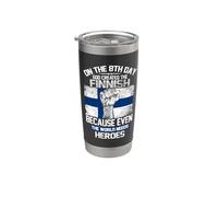 On The Eighth Day God Created The Finnish Pride Heroes Bicchiere termico in acciaio inox doppia parete