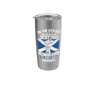On The Eighth Day God Created The Scottish Pride Heroes Bicchiere termico in acciaio inox doppia parete
