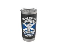 On The Eighth Day God Created The Scottish Pride Heroes Bicchiere termico in acciaio inox doppia parete