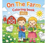 On The Farm: Cute Animal Coloring Book For Kids