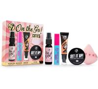 on the Go Cuties - Mini Trucco Formato Viaggio | Primer, Mascara, Spray Fissante