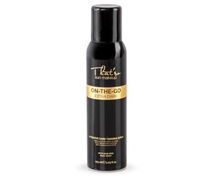 On The Go Extra Dark Spray Autoabbronzante Viso e Corpo 125ml Abbronzatura Istantanea Naturale Bronzea Pigmento Naturale Bronzo Dorato Formula Anti-Aging con Aloe Vera Migliora Elasticità della Pelle
