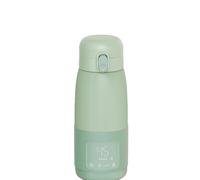 on The Go - Scaldabiberon portatile da viaggio, conservazione del calore per 20 ore, riscaldamento rapido, design isolante a 5 strati, per esterni, auto, aereo, viaggi (verde, 350 ml)