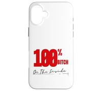 On The Inside I'm 100% Bitch 4B Movement Mama Bear Gifts Custodia per iPhone 16 Plus