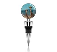 On The Prairie, tappi decorativi per bottiglie di vino, a prova di perdite, riutilizzabili, eleganti tappi per vino, per regali, bar, feste, matrimoni