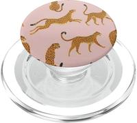On The Prowl Pink Leopard PopSockets PopGrip per MagSafe