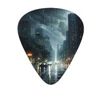 On the Rain Road - Pagaie per chitarra, basso, chitarra elettrica o Hawaii quattro corde (12 confezioni, sottile, medio, pesante)