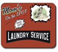 On The Spot Laundry Tappetino per Mouse Piccolo Tappetino Scrivania Comodo Mousepad for Ufficio Computer Laptop 25X30Cm