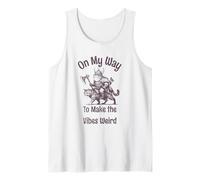 On The Way to Make The Vibes Weird. Viking Frog on Cat Canotta