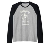 On The Way to Make The Vibes Weird. Viking Frog on Cat Maglia con Maniche Raglan