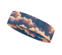 On Top of The Cloud, fascia per capelli sportiva per donne e uomini, adatta a tutte le dimensioni della testa, ultra assorbente e antiscivolo, per corsa, yoga, palestra