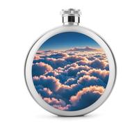 On Top of The Cloud, fiaschetta per liquori, in acciaio inox, a tenuta stagna, portatile, per esterni, campeggio, viaggi, regali
