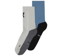 On - Trail Sock High 2-Pack - Calze da trekking Unisex XS - EU: 35-38,5 grigio