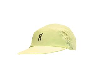 On - Visiera curva traspirante per trail running - Performance Cap Lemonade - Verde