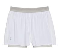 On - Women's 3 Performance 2/1 Shorts - Pantaloncini da running S bianco