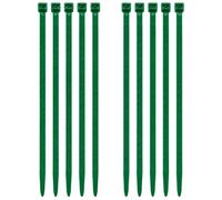 On1shelf Fascette Lunghe Nylon 750x9mm, Verde, 10 Pezzi | Fermacavi extra lunghi autobloccanti per cavi, tubi e grandi fasci
