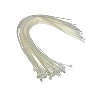 On1shelf Fascette standard - 920 mm x 4,8 mm - bianche - fascette in nylon da 91,4 cm - Confezione da 10 - Resistenza alla trazione 21,8 kg