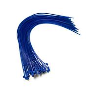 On1shelf® Fascette stringicavi, 450 mm x 7,2 mm, 45,7 cm, fascette in nylon resistenti e lunghe, confezione da 50 (blu)