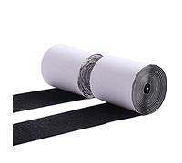 On1shelf® Nastro autoadesivo con gancio e anello (100MMX5M, Nero)