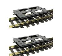 On30/Oe Aru 2-Narrow Gauge Flat Car Brass Kit w/Optional Parts Freight Wagon