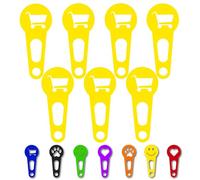 OnAir® Gettoni per Carrello Spesa con Portachiavi - Gettoni Subito Estraibili, Facili da Usare e da Reinserire (Carrello della spesa, Giallo, 7 pezzi)