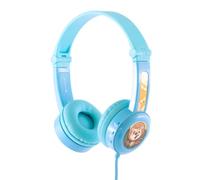 Onanoff Travel - Cuffie stereo per bambini, pieghevoli, con limitazione del volume, colore: Blu