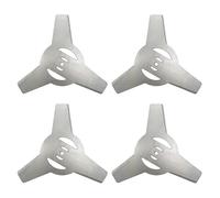 ONBKTPMJM 4 Lame da Taglio in Metallo a 3 Denti da 5 mm, Lame di Ricambio for tagliaerba e decespugliatore