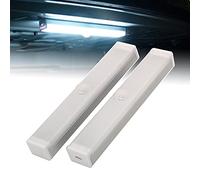 ONCCI Luce notturna a LED per bagagliaio, luce notturna magnetica, USB, per auto, camion, scale, magazzino, roulotte, camera, armadio a LED con sensore di movimento (bianca)